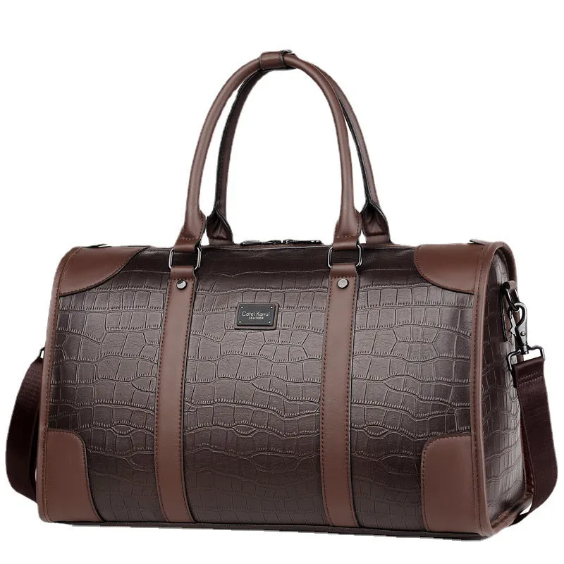 Men's Traveling Large Capacity Long Short Trip Handbags