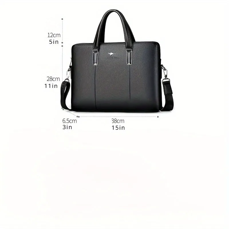 Men's Versatile Business Shoulder Bag Casual Handbag