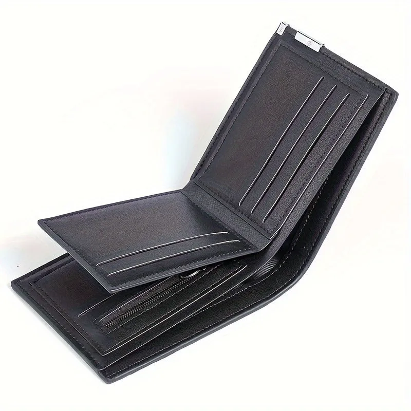 Men's Wallet Large Capacity Money Clip Card Holder