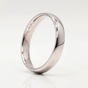 Men's Wedding Band in 14k White Gold