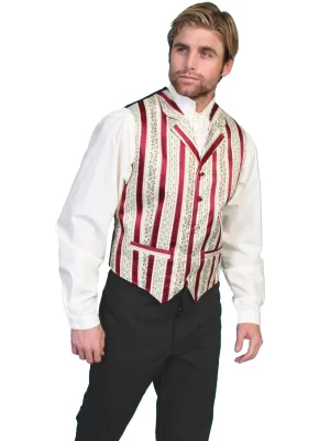 Men's Western Vest Collection: Rangewear Barbershop Stripe