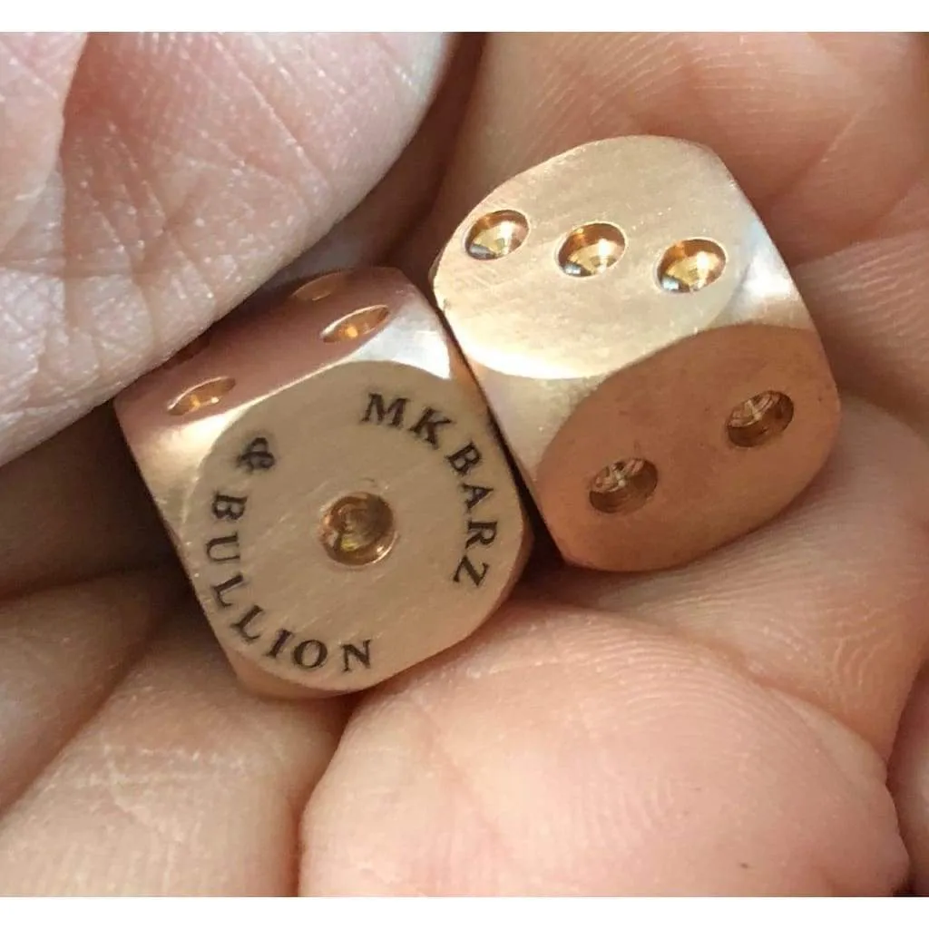 MK BarZ "Dice Set" Copper