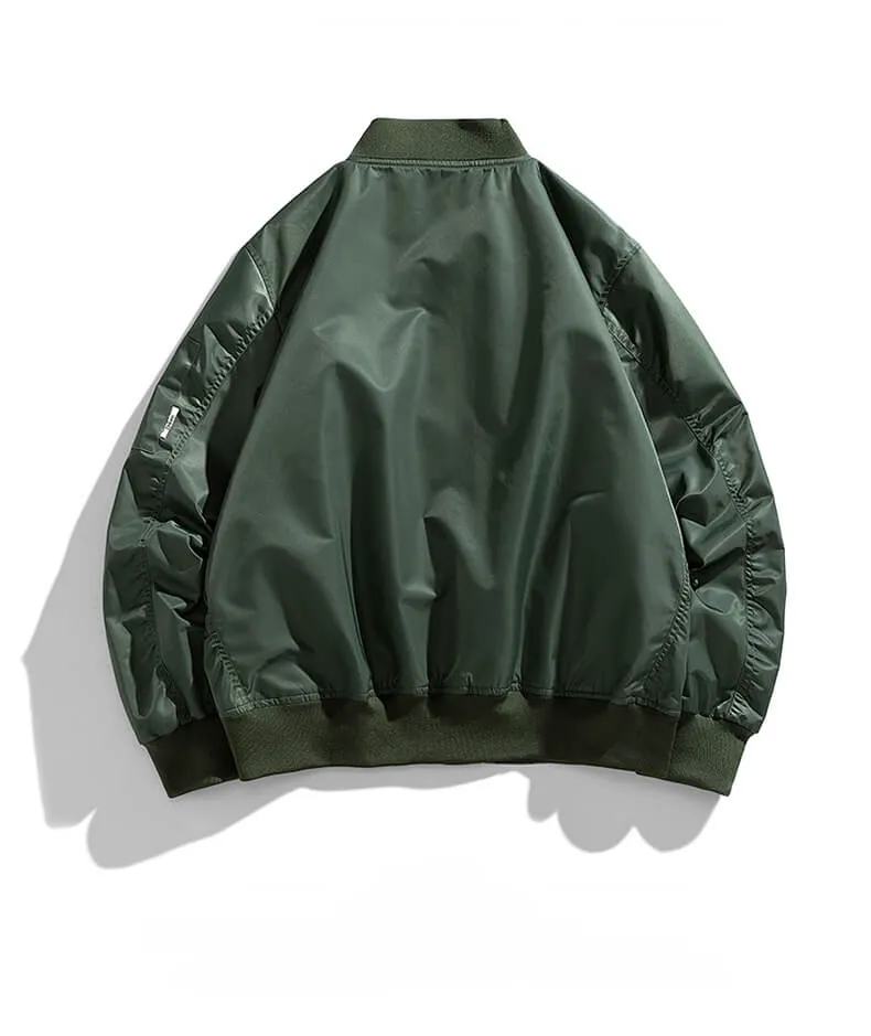 NASA Bomber Jacket High Street Loose Workwear