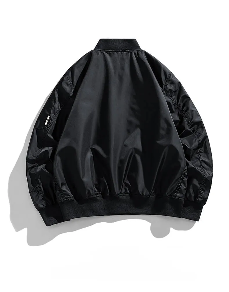 NASA Bomber Jacket High Street Loose Workwear