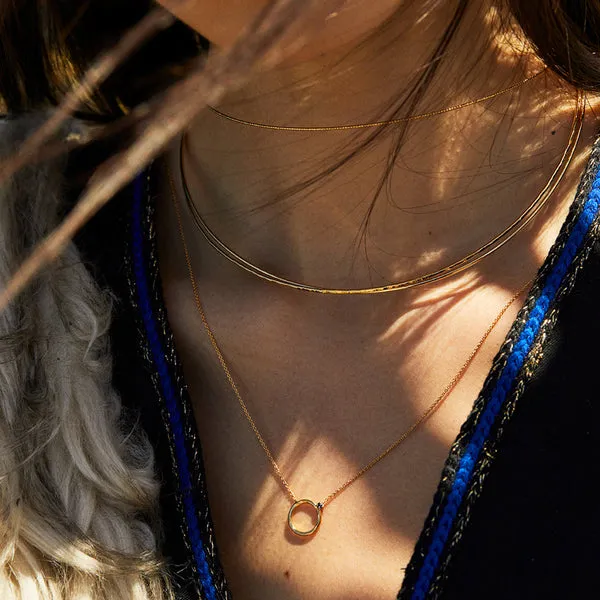 necklace Alize_s : pacific opal