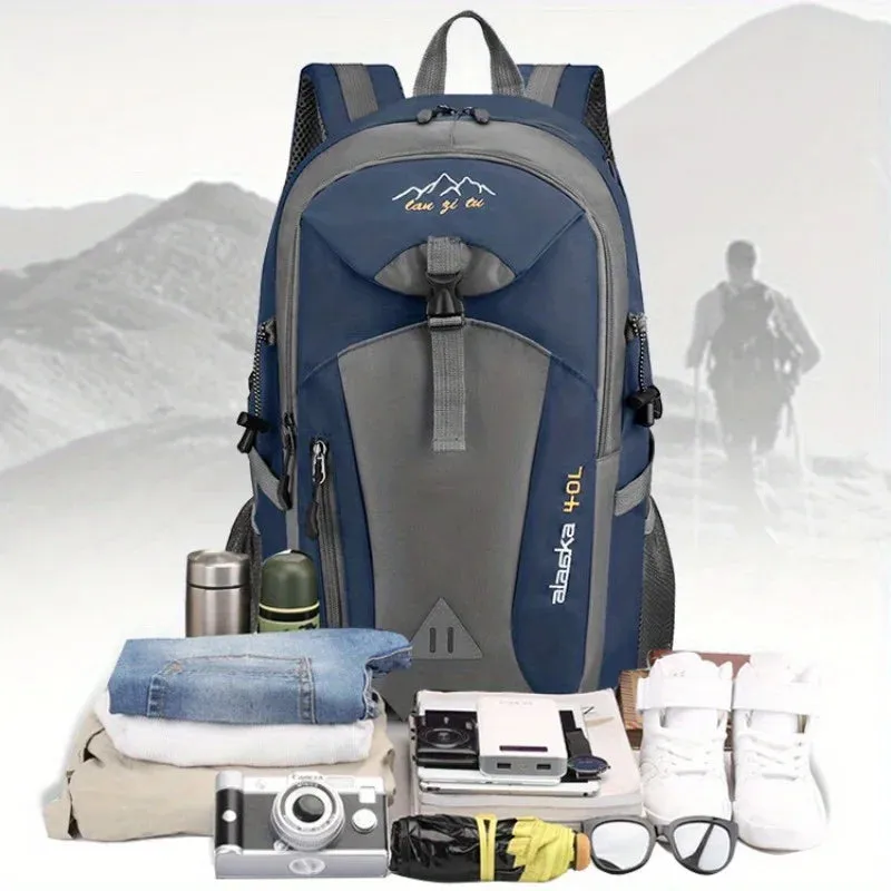 New 40L outdoor hiking bag men's and women's shoulder bag sports bag leisure travel backpack large capacity
