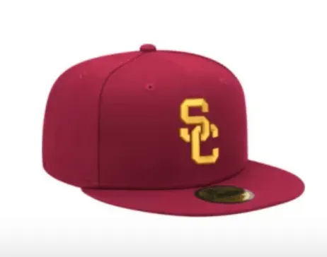New Era Men's USC Trojans Crimson 59Fifty Fitted Hat