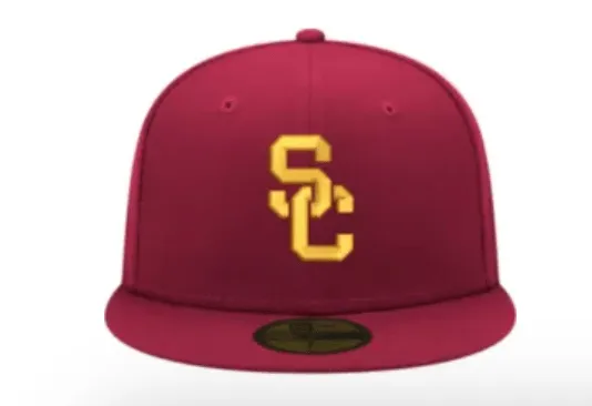 New Era Men's USC Trojans Crimson 59Fifty Fitted Hat