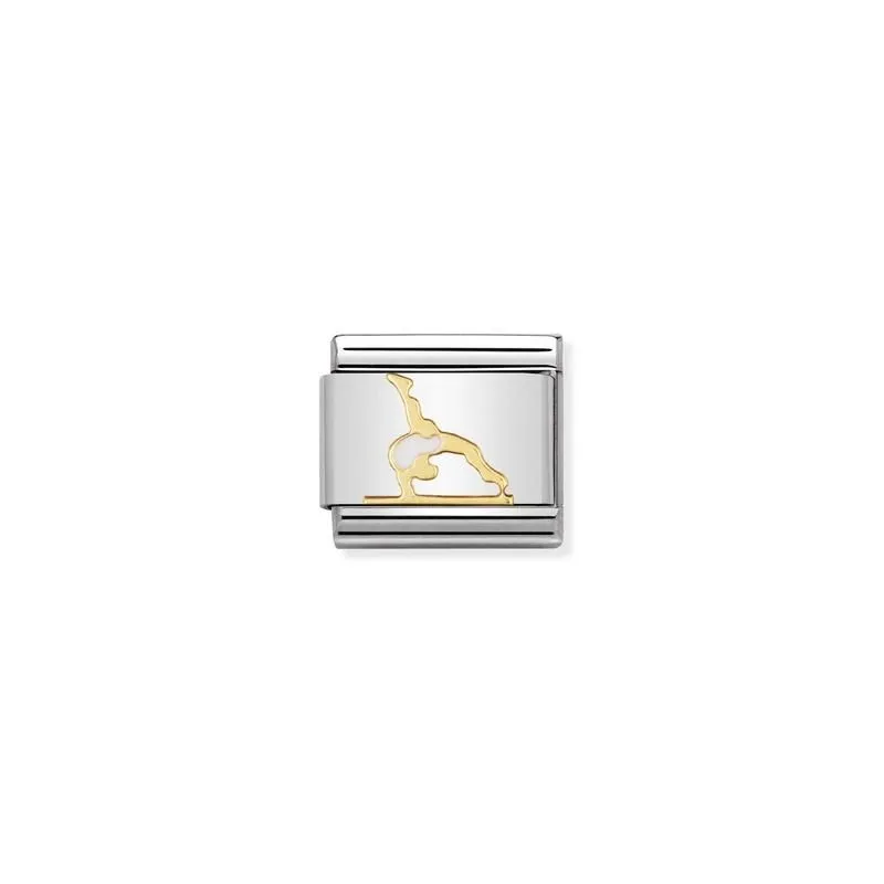 Nomination Composable Link Gymnastics, 18K Gold & Enamel