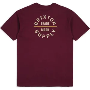 Oath V S/S Standard Tee - Burgundy/Khaki