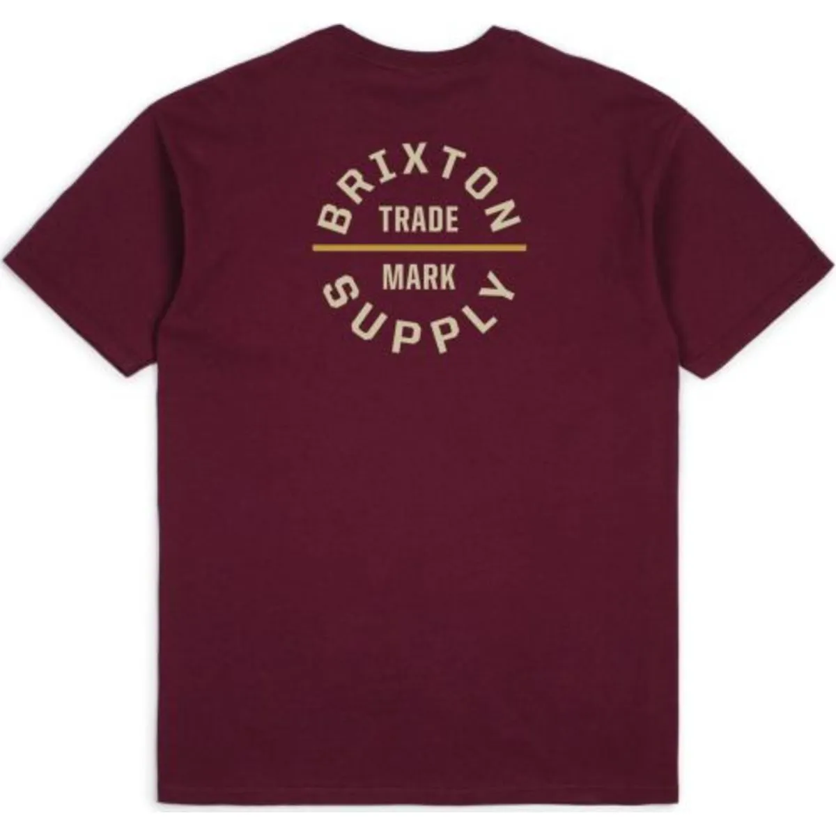 Oath V S/S Standard Tee - Burgundy/Khaki