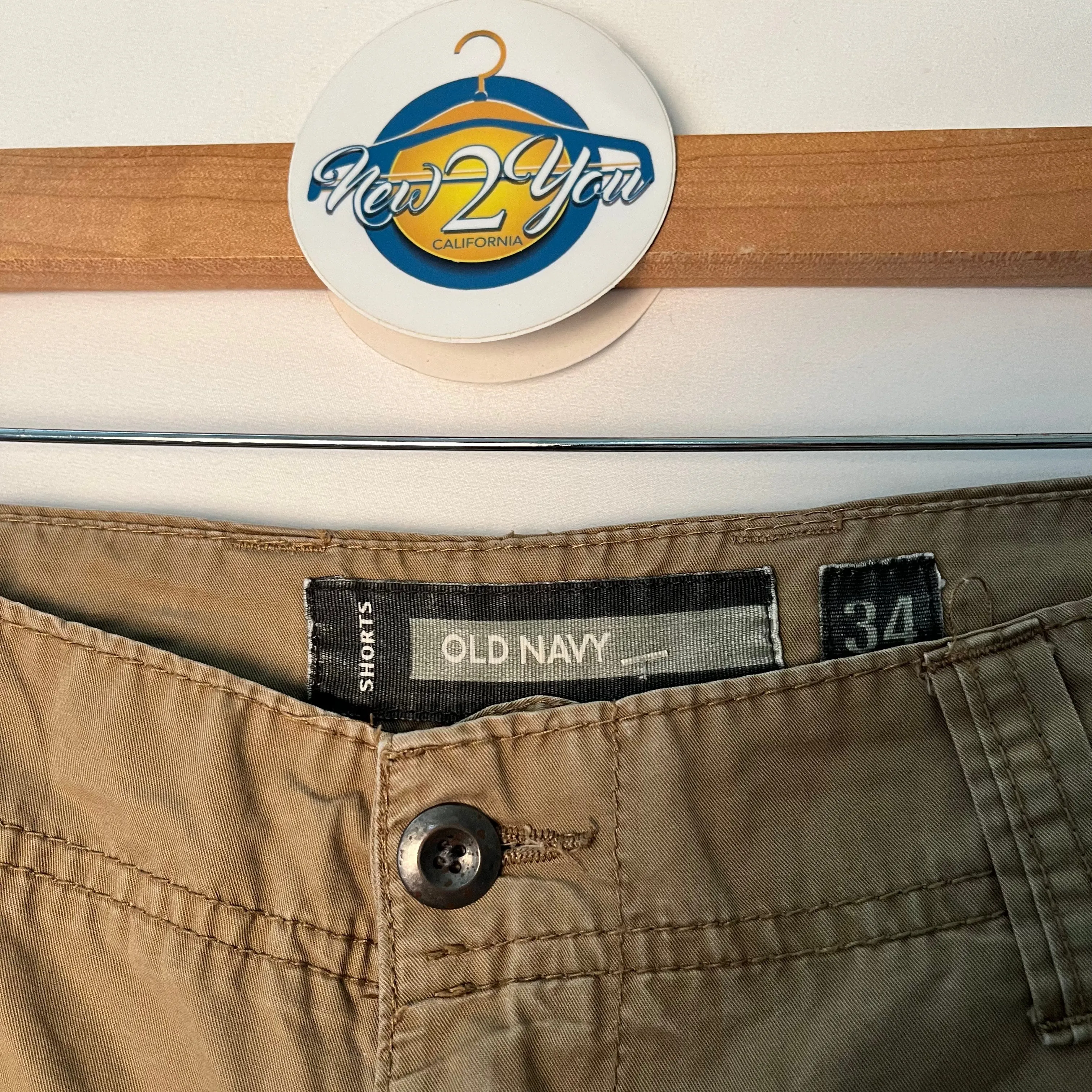 Old Navy Khaki Cargo Shorts
