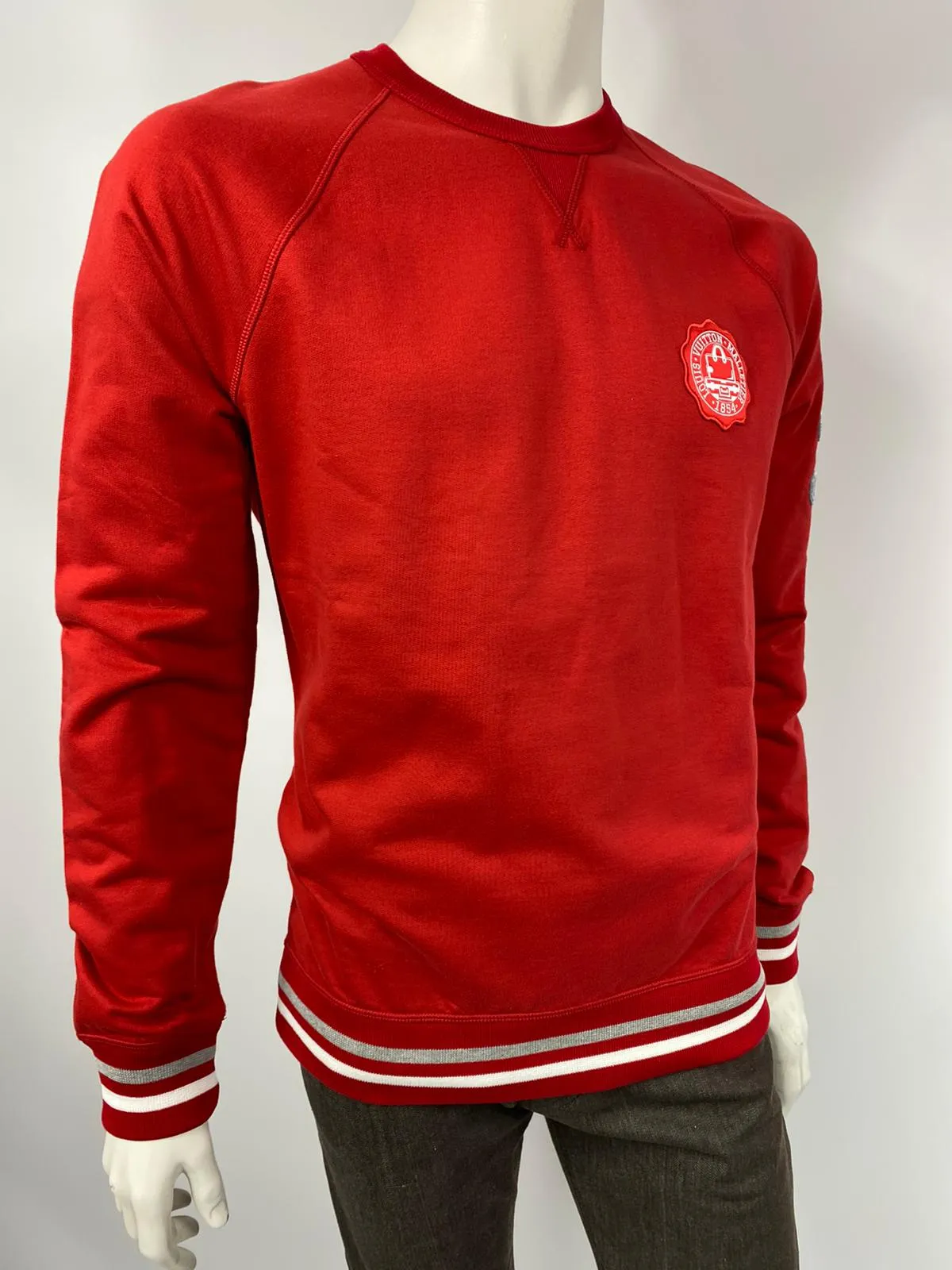 Patch Sweatshirt With Tipping