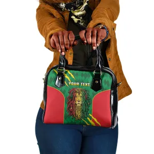 Personalised Ethiopia Shoulder Handbag Men's Dreadlock Rasta Lion Headphones LT14