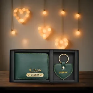 Personalized Men's Valentine Special Combo (2 pcs) - Olive Green