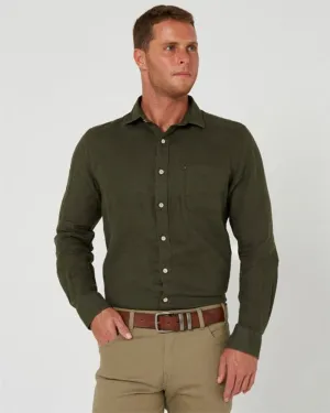 Pilbara Shirt Mens Linen