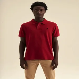 Polo Carter Pique Golfer Crimson