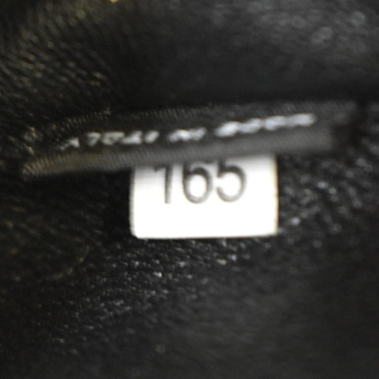 PRADA Arque Leather Shoulder Bag Black