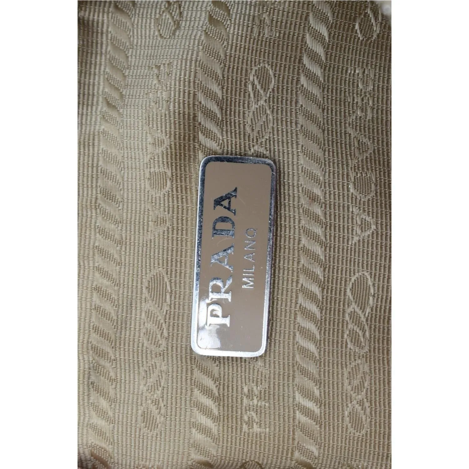PRADA Re-Edition 2005 Re-Nylon Shoulder Bag Beige