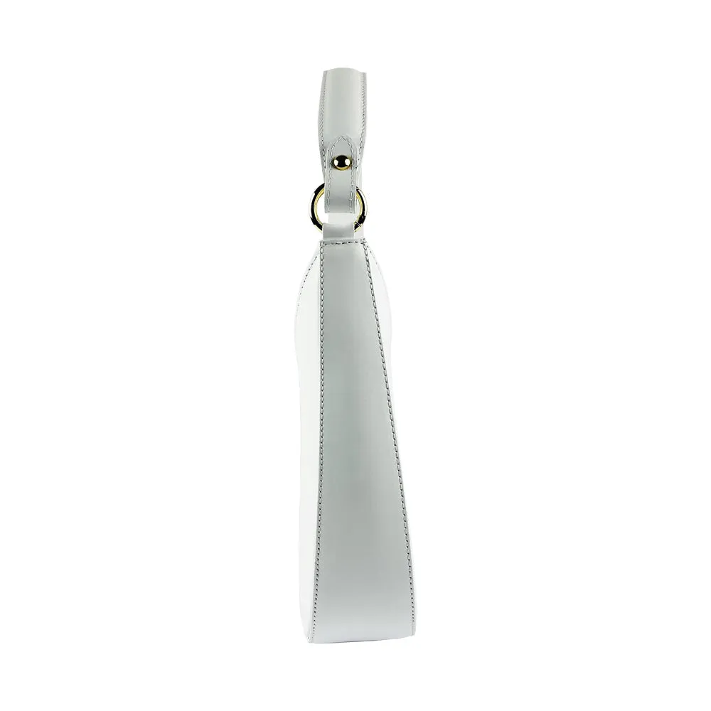 Renato Borzatta Leather shoulder bag White