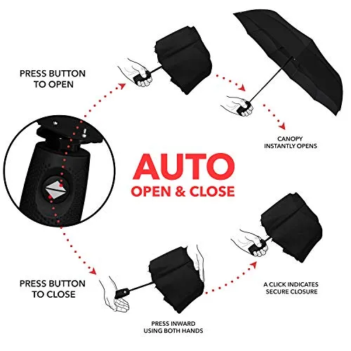 Repel Umbrella Windproof Travel Umbrella - Wind Resistant