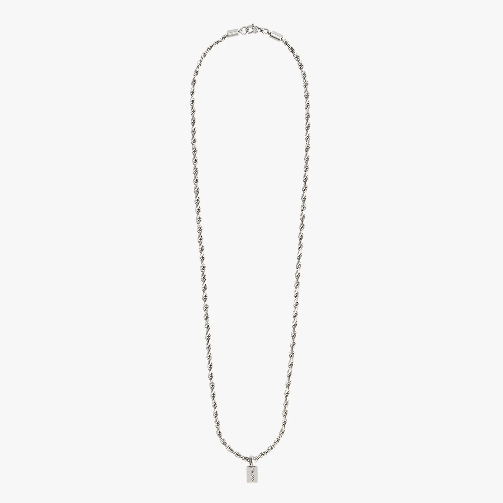 ROPE CHAIN  - 50 CM | SILVER