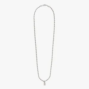 ROPE CHAIN  - 50 CM | SILVER