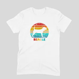 Round Neck T-Shirt (Men) - Beagle Sunset (6 Colours)