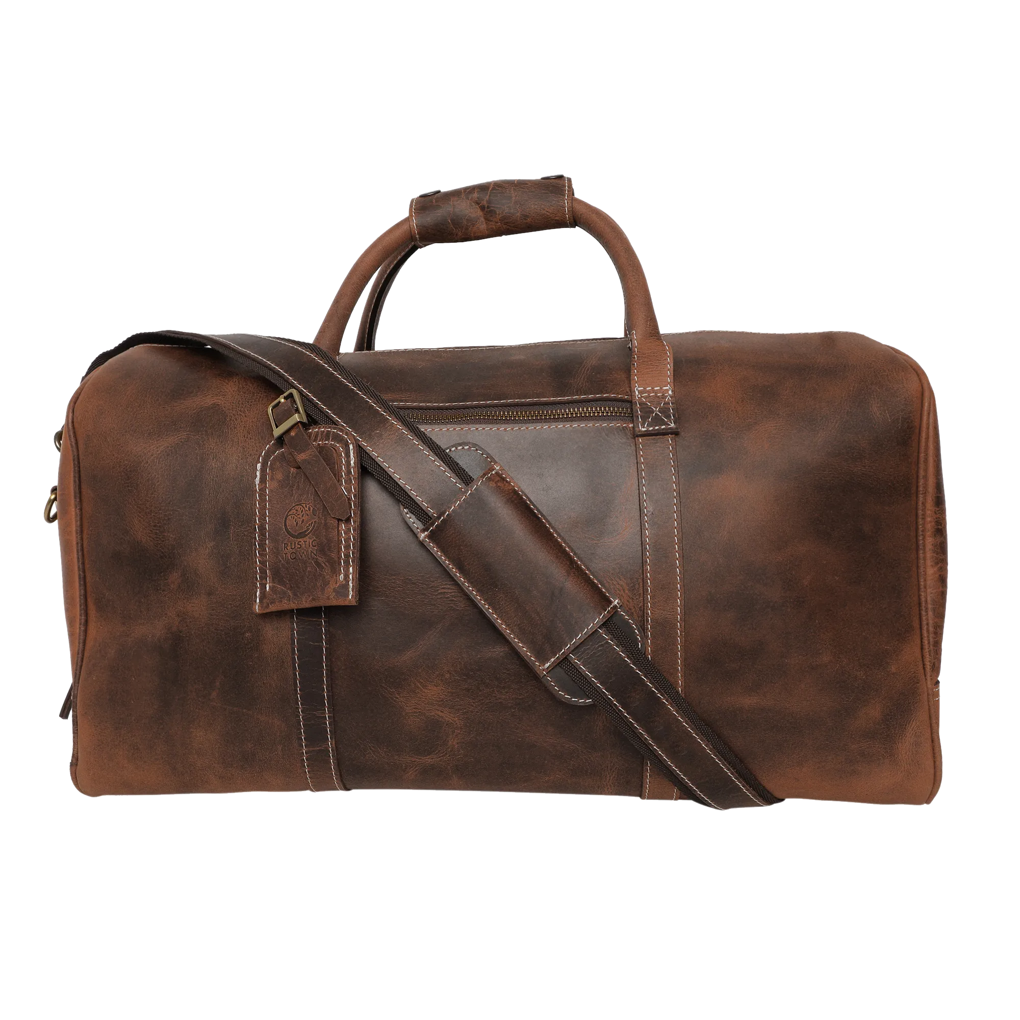 Sasha Carry On Leather Duffle Bag (Mulberry)