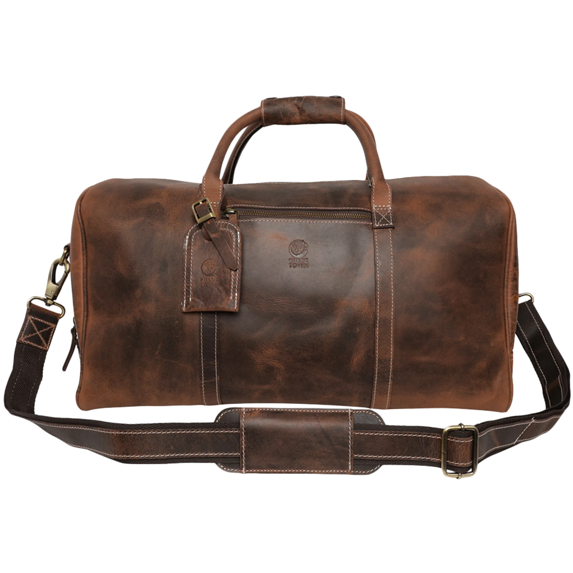 Sasha Carry On Leather Duffle Bag (Mulberry)
