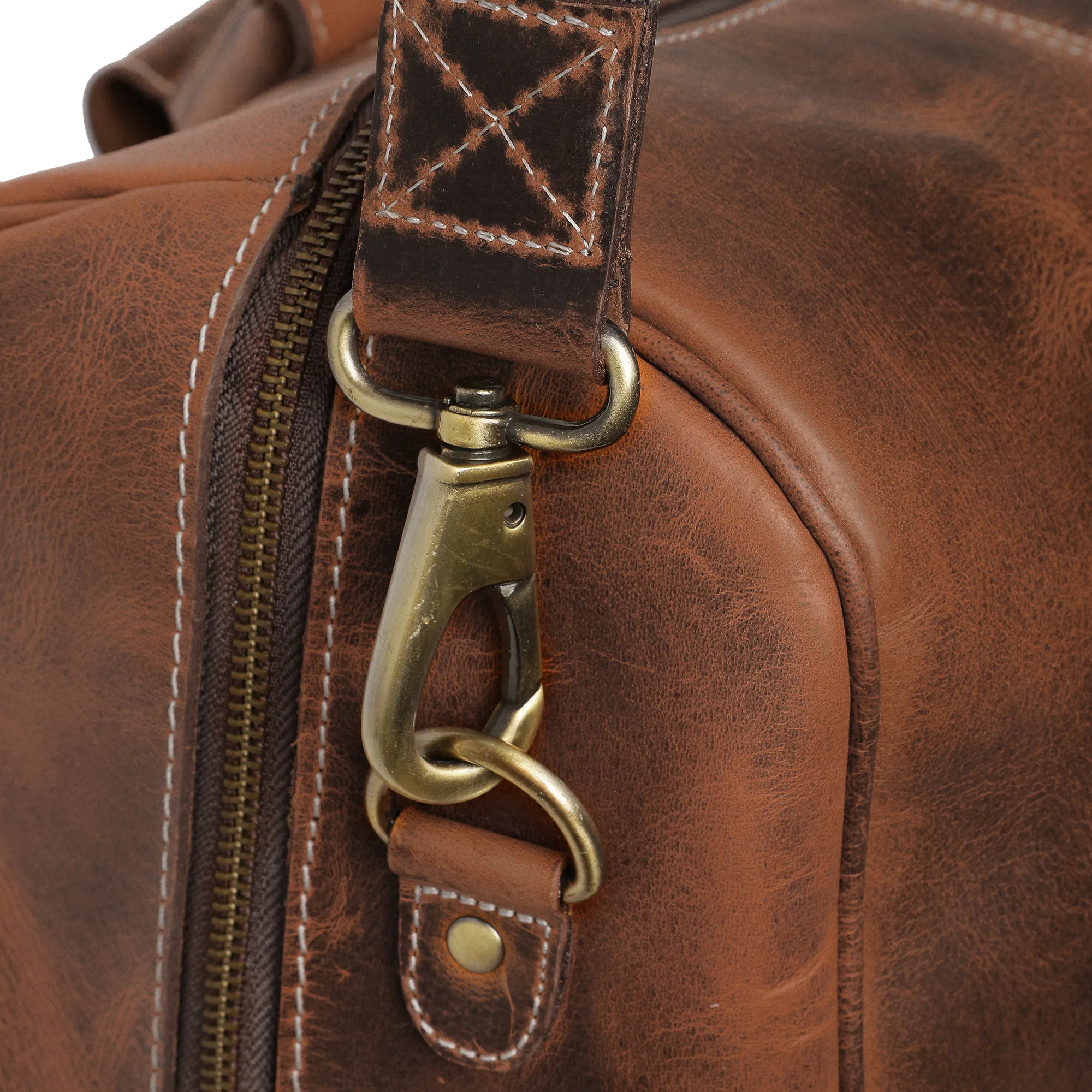 Sasha Carry On Leather Duffle Bag (Mulberry)