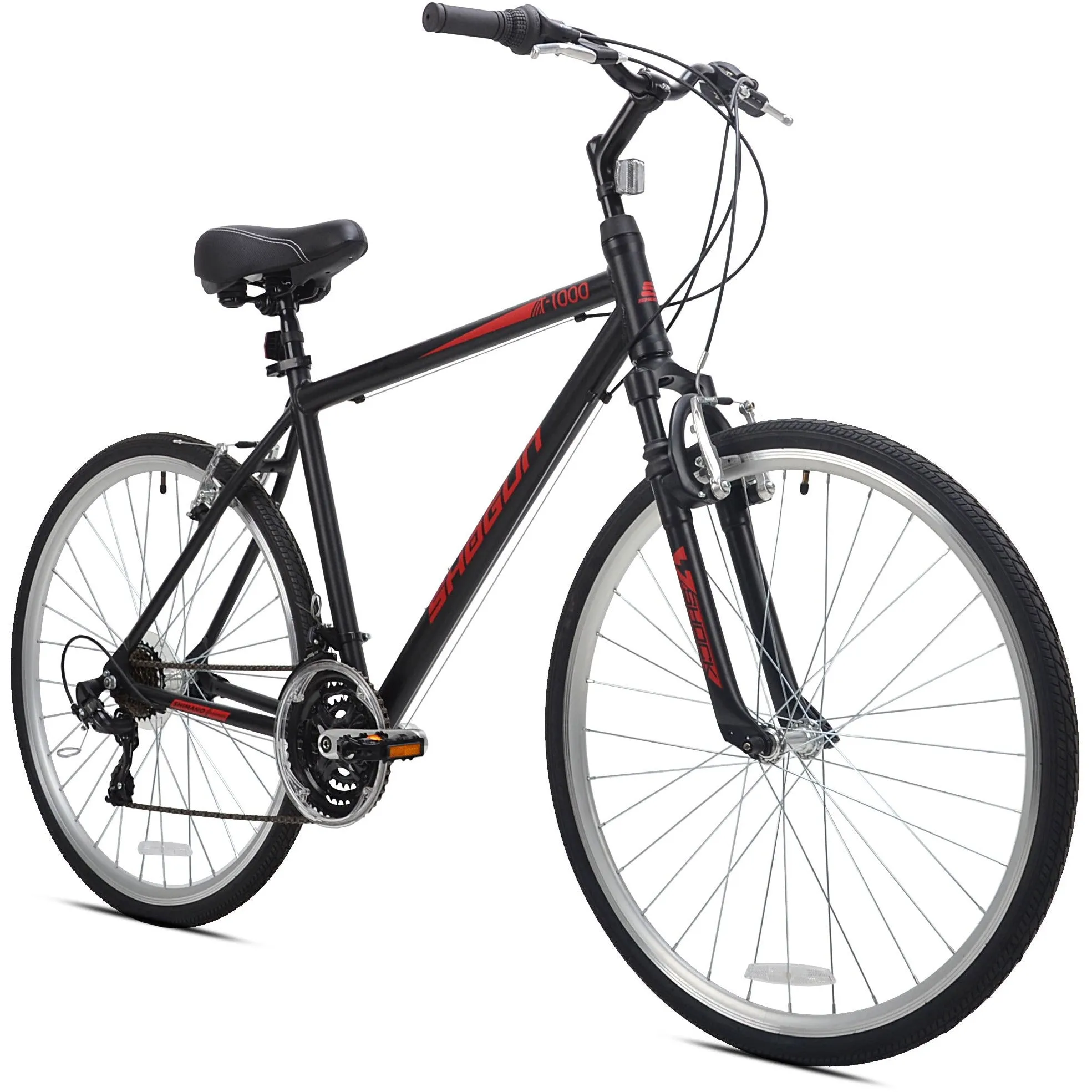 Shogun T1000 Men's Hybrid Bike Black