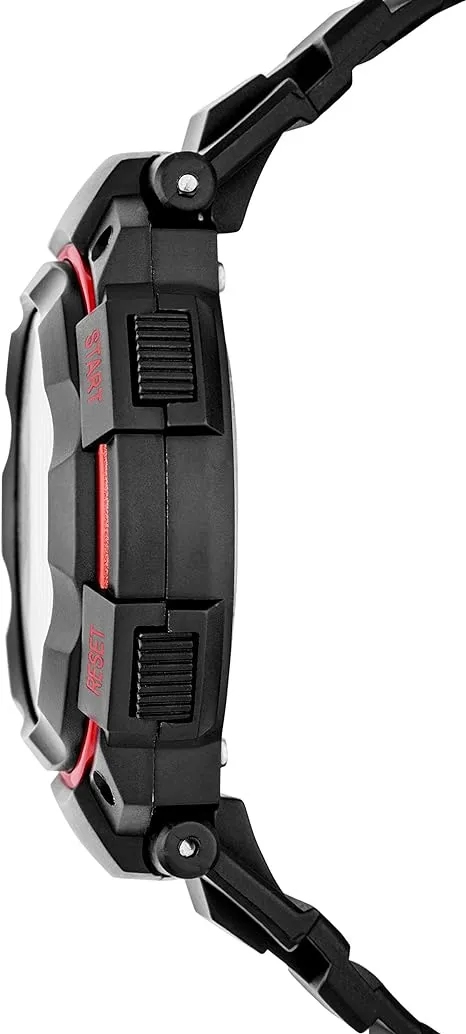 Skechers Men's Digital Black & Red SR1022