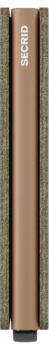 SLIMWALLET SAFFIANO OLIVE
