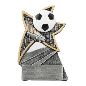 Soccer Jazz Star Resin