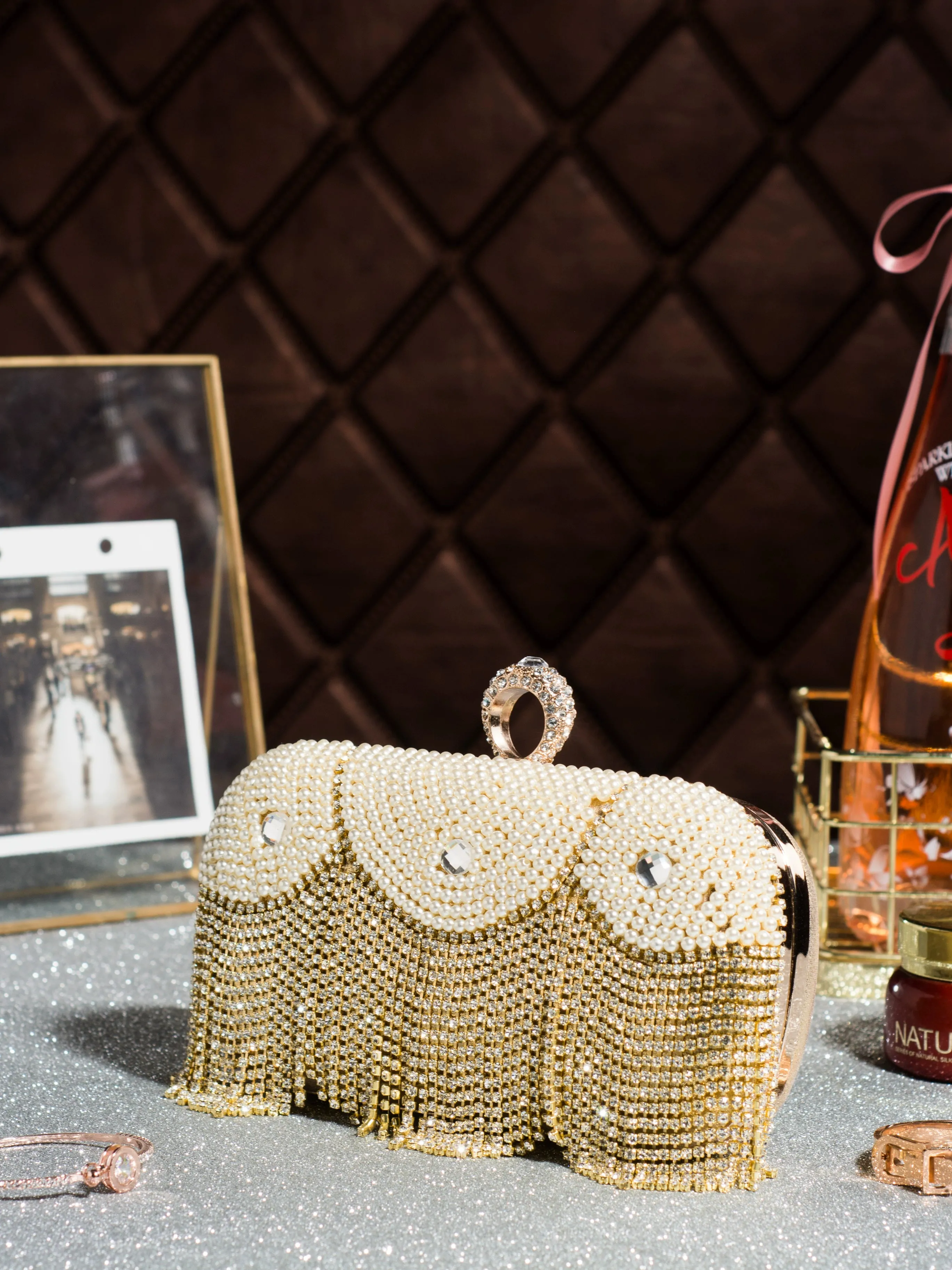 Socialite Pearl Tassel Clutch - A Statement Bag