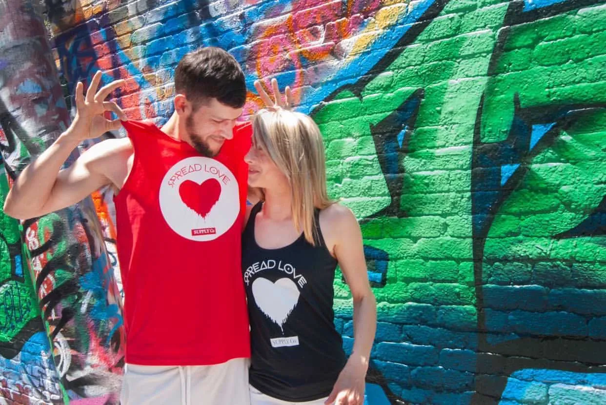 Spread Love Men's Big Logo Tank Top