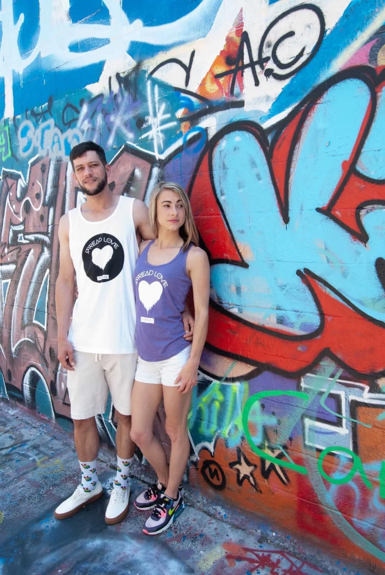 Spread Love Men's Big Logo Tank Top