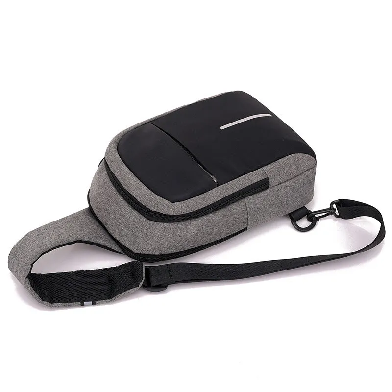 Stall Fashion Trend Multifunctional Waterproof Oxford Men's Chest Bags