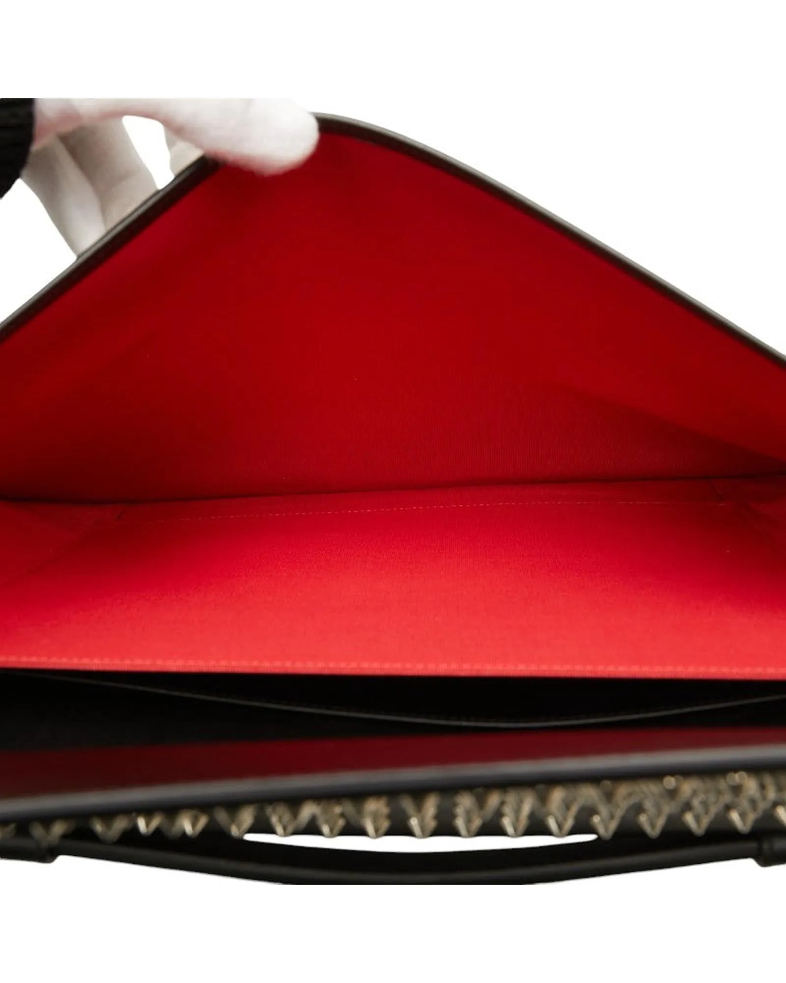 Studded Leather Laptop Case