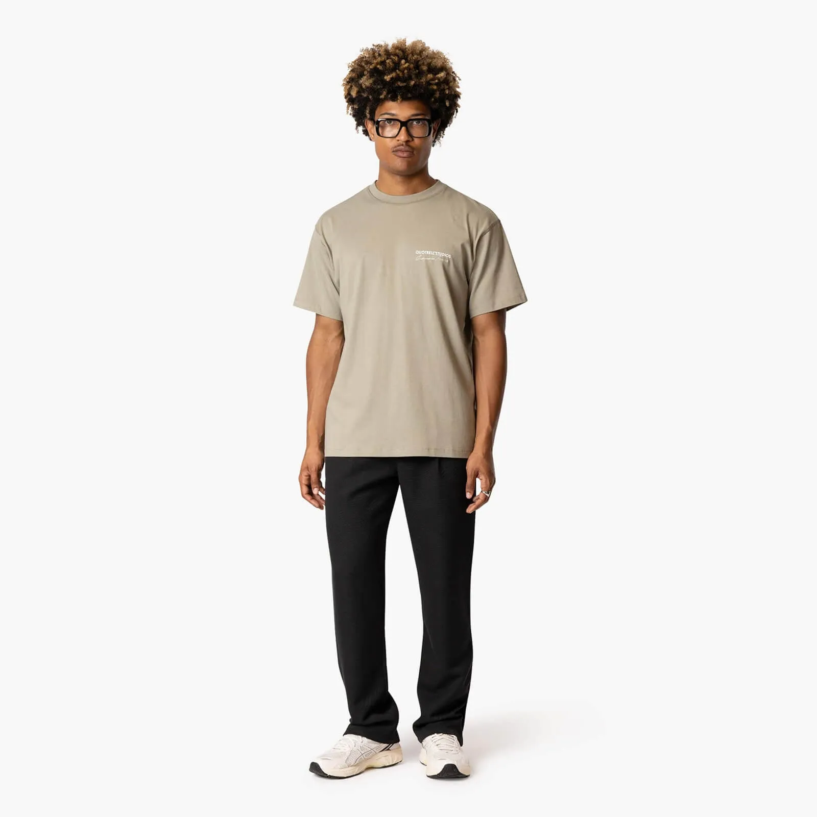 STUDIOS TEE | FADED OLIVE/WHITE