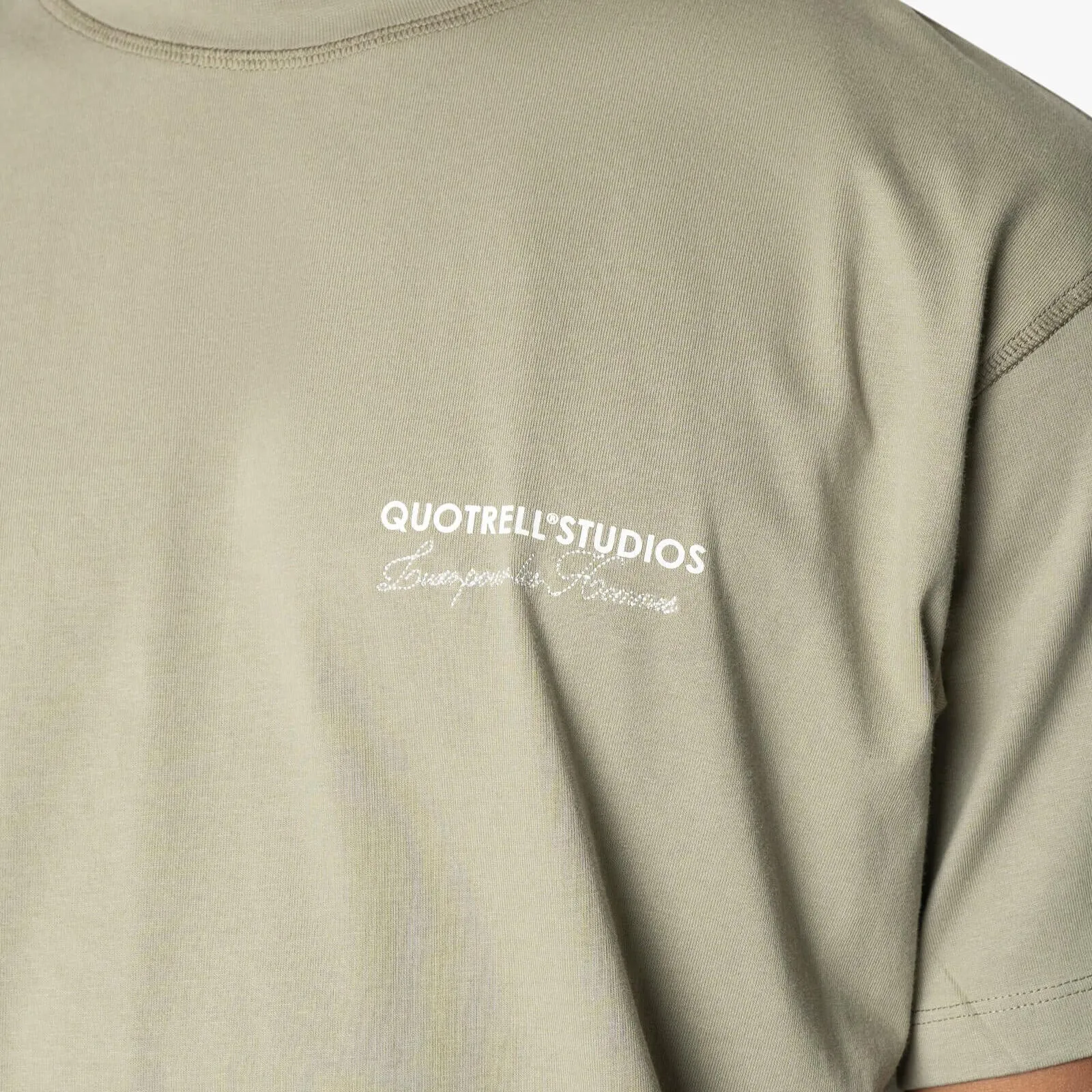 STUDIOS TEE | FADED OLIVE/WHITE