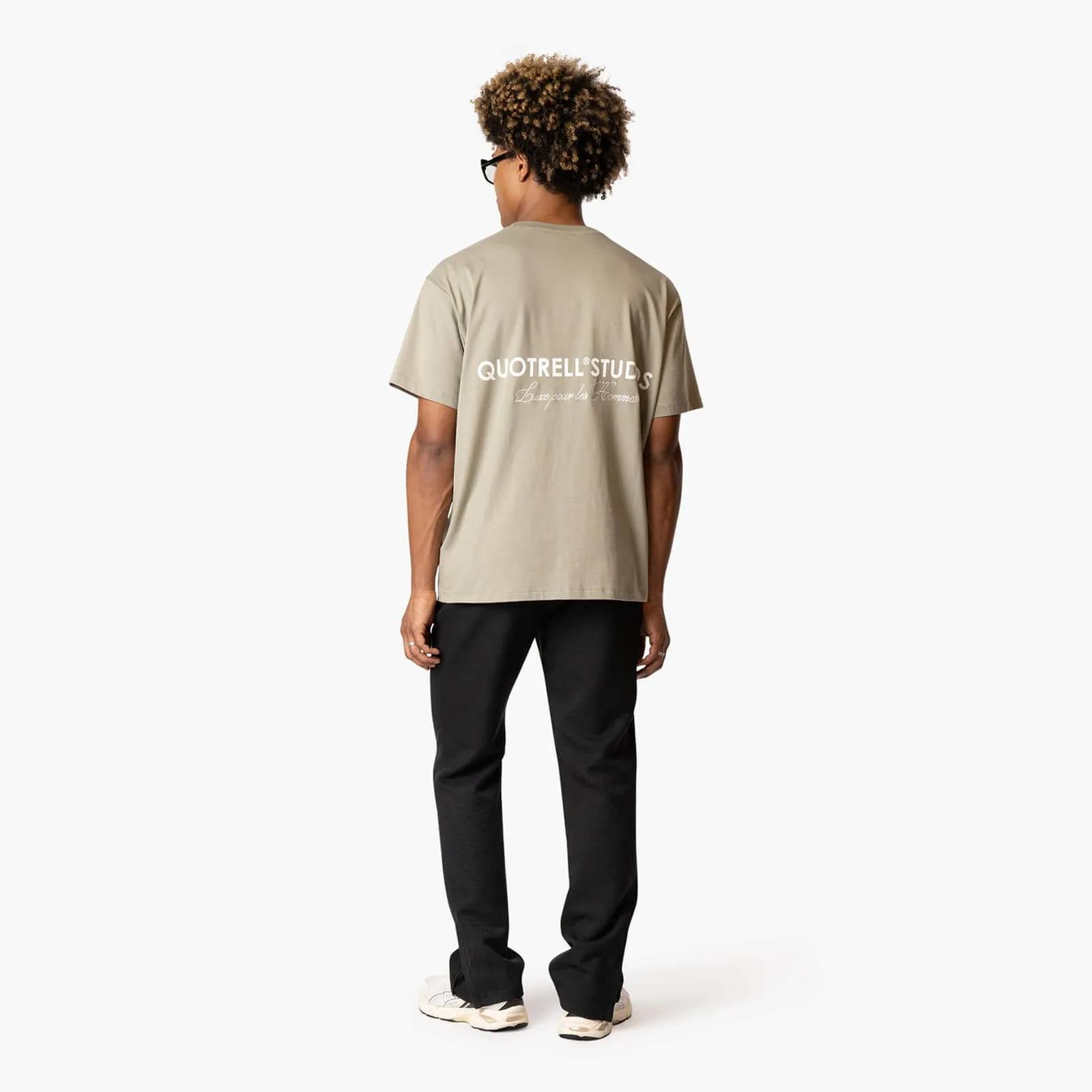 STUDIOS TEE | FADED OLIVE/WHITE