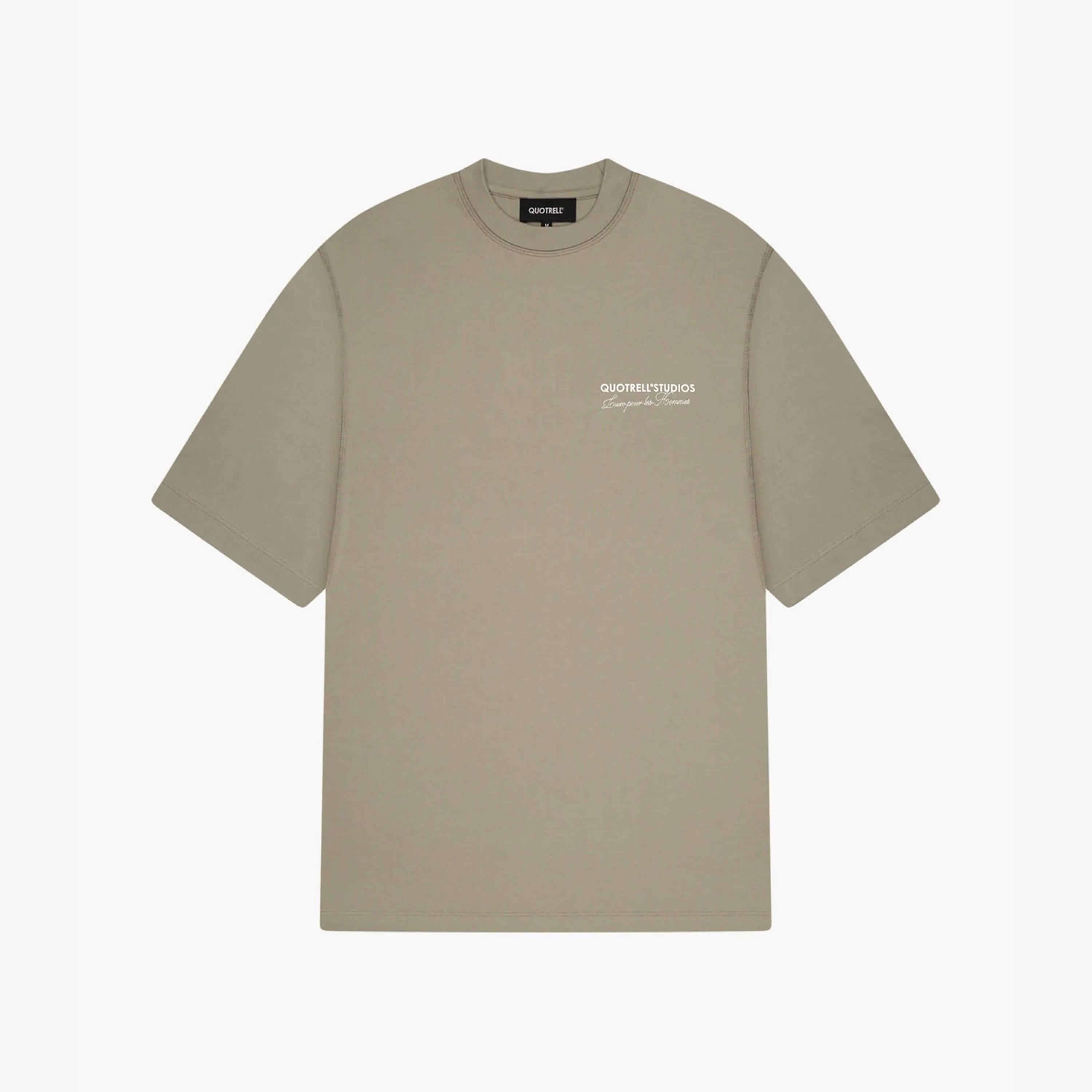 STUDIOS TEE | FADED OLIVE/WHITE