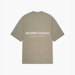 STUDIOS TEE | FADED OLIVE/WHITE