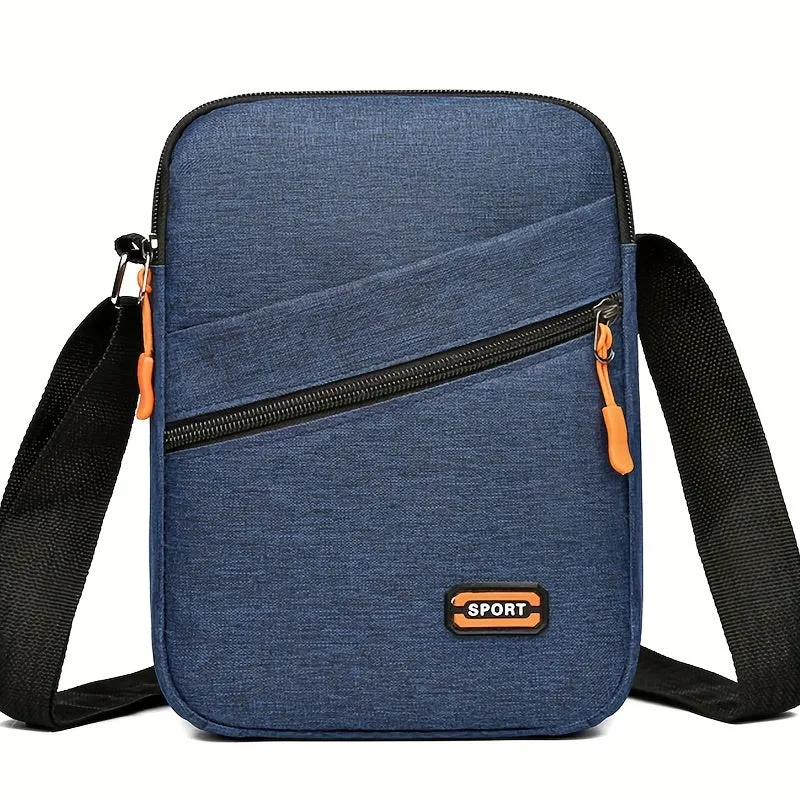 Stylish Canvas Crossbody Backpack Durable Water Resistant for Men's Daily Use