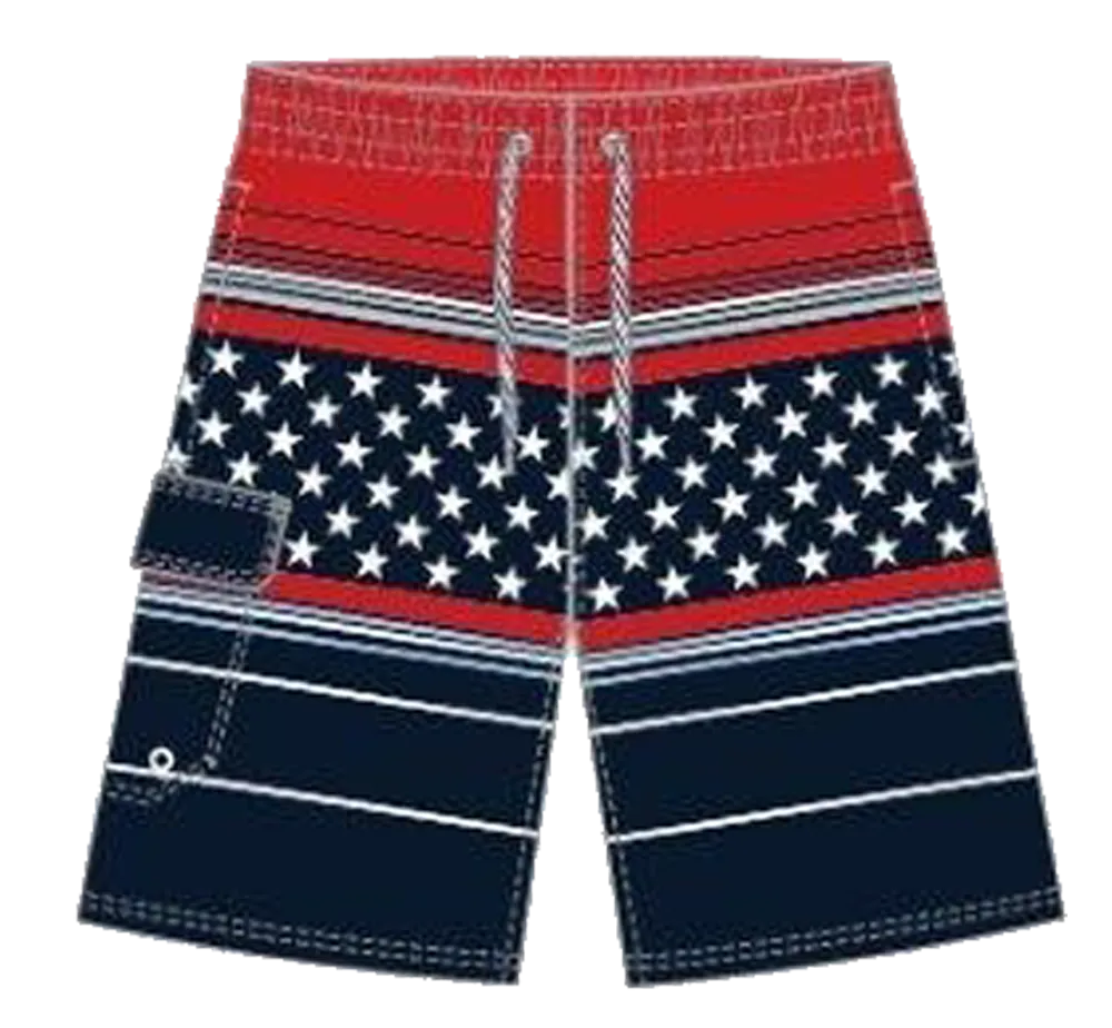 Swimwear Men's Americana Jazzy Boardshort