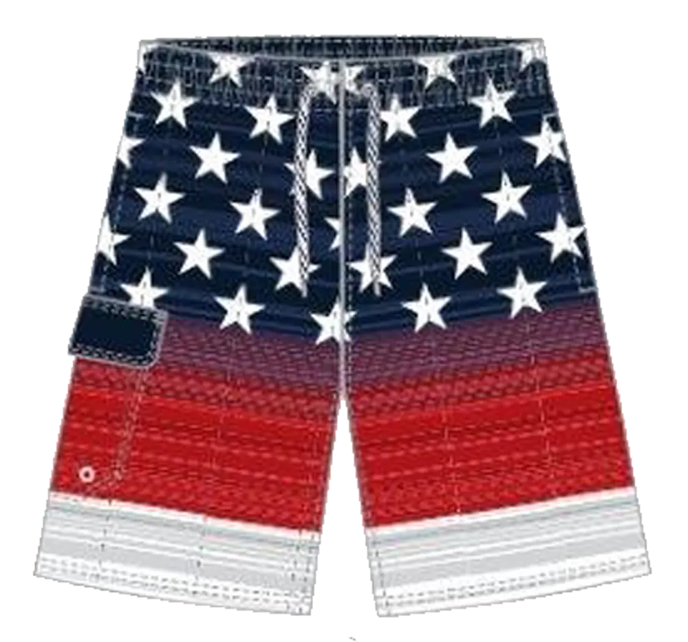 Swimwear Men's Americana Jazzy Boardshort