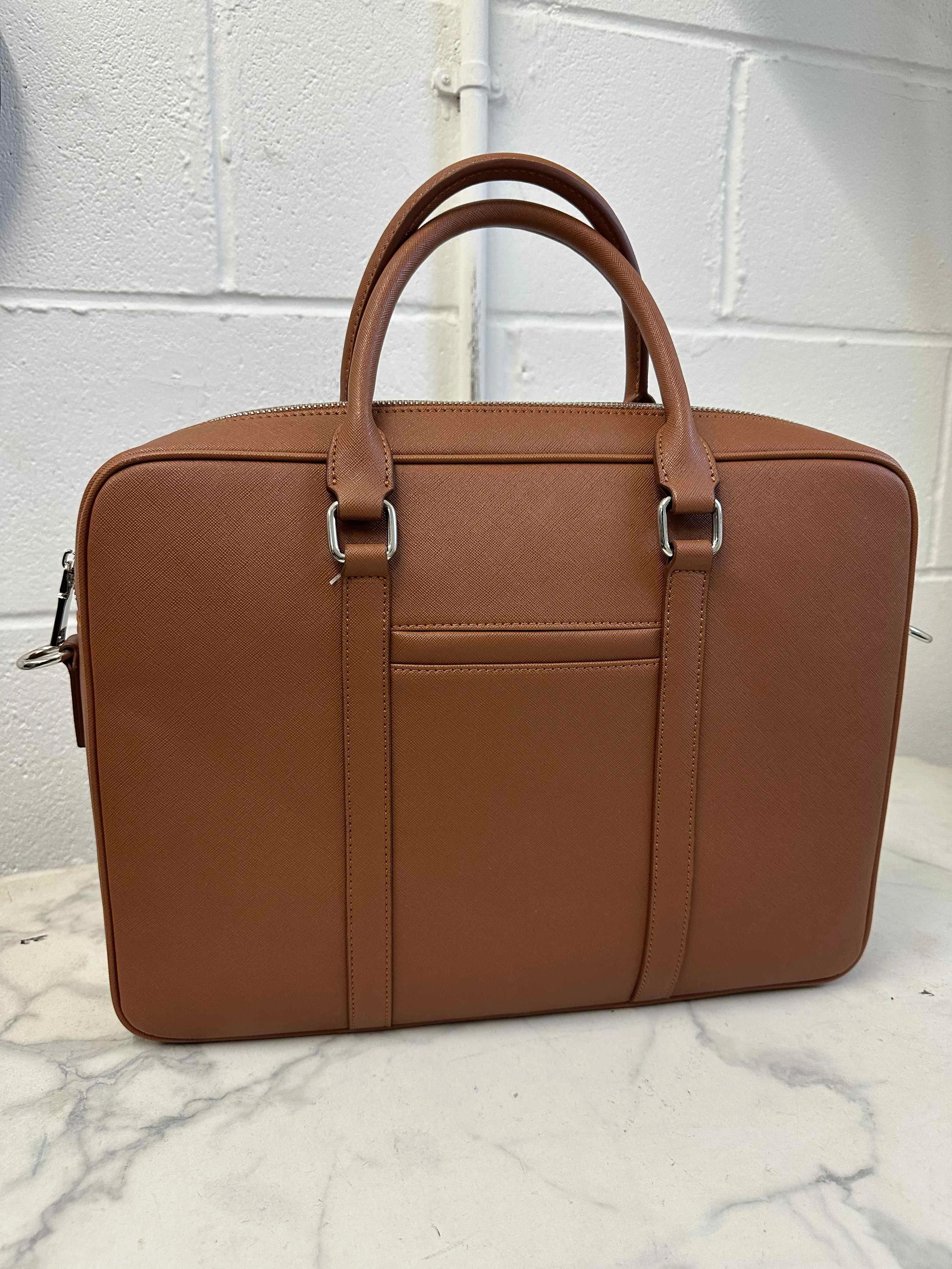 Tan Brown Leather BriefCase | Laptop Bag