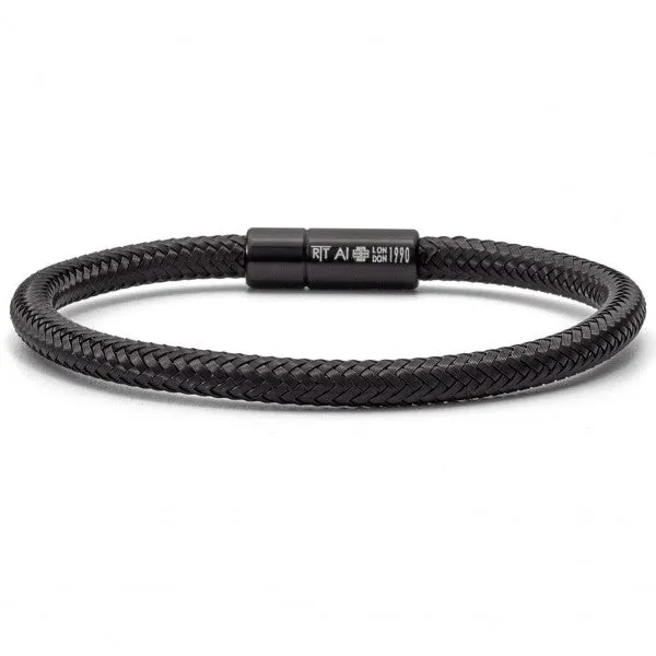 Tateossian Soho Copper Bracelet for Men, Black